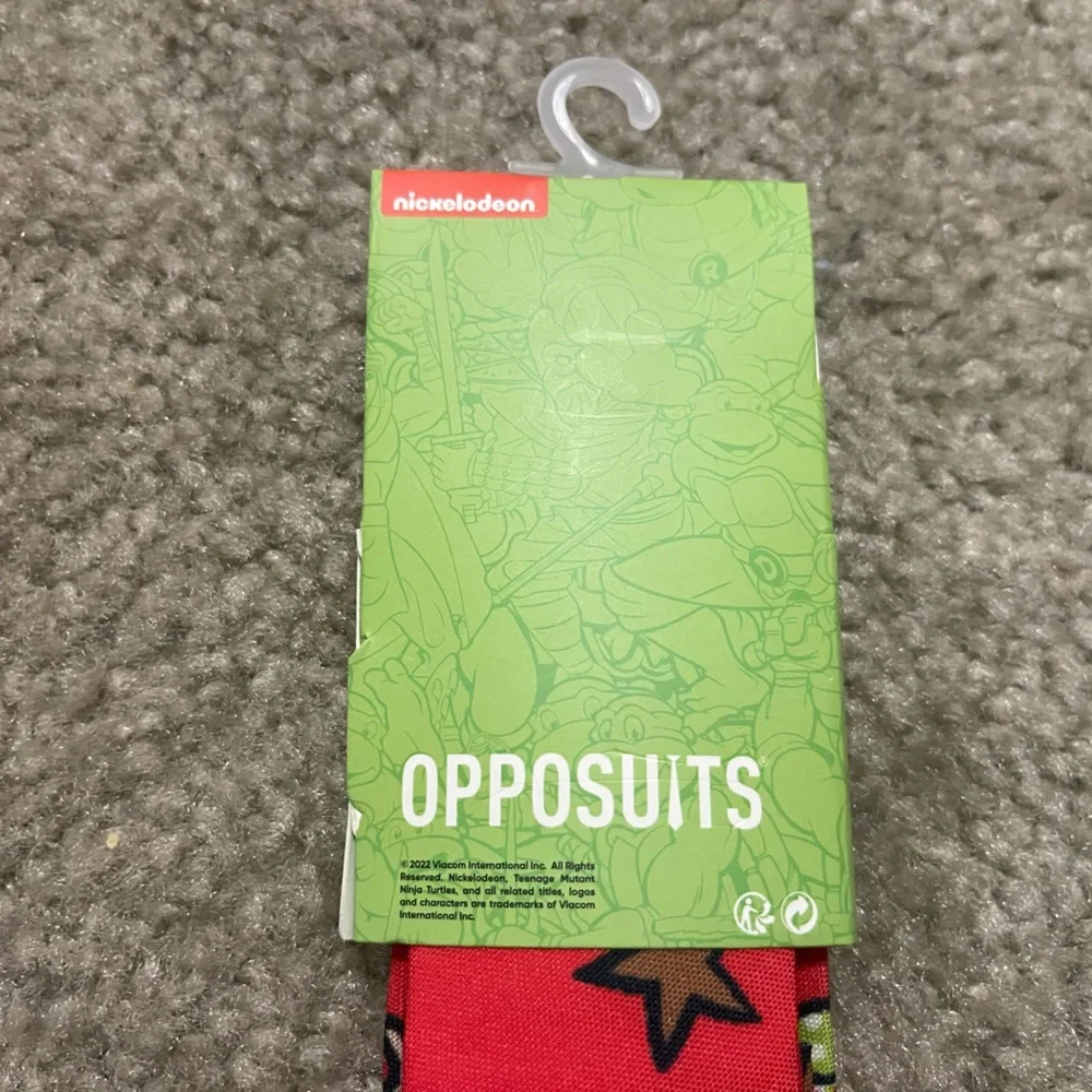 NWT Opposuits Nickelodeon Teenage Mutant Ninja Turtles TMNT Christmas Neck Tie
